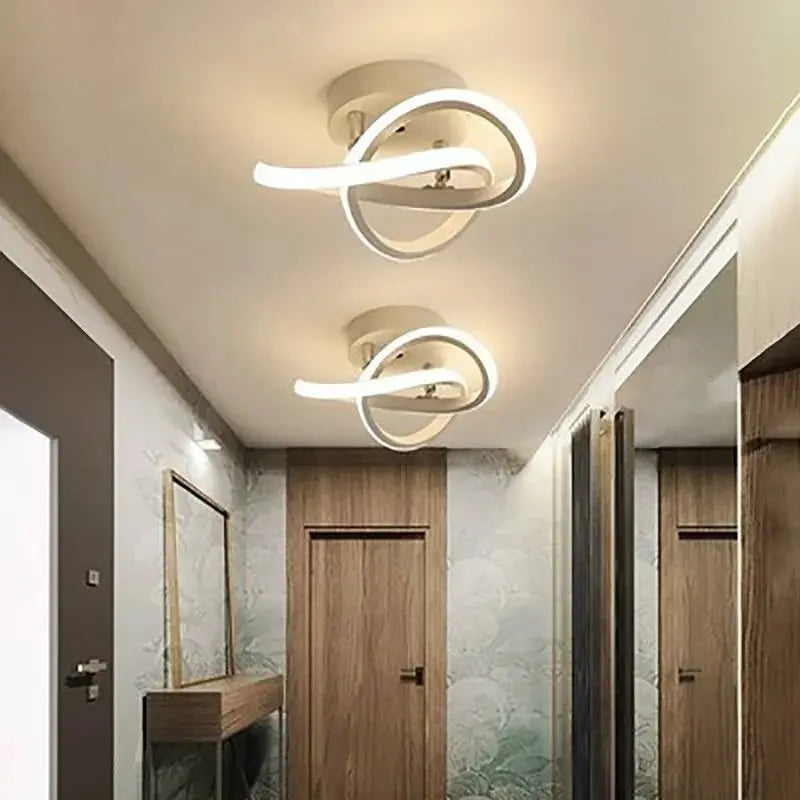 LED Strip Aisle Ceiling Lights Modern Minimalist Living Room Lamps For Balcony Entrance Staircase Home Decor Fixtures Led Luster LUXORIA