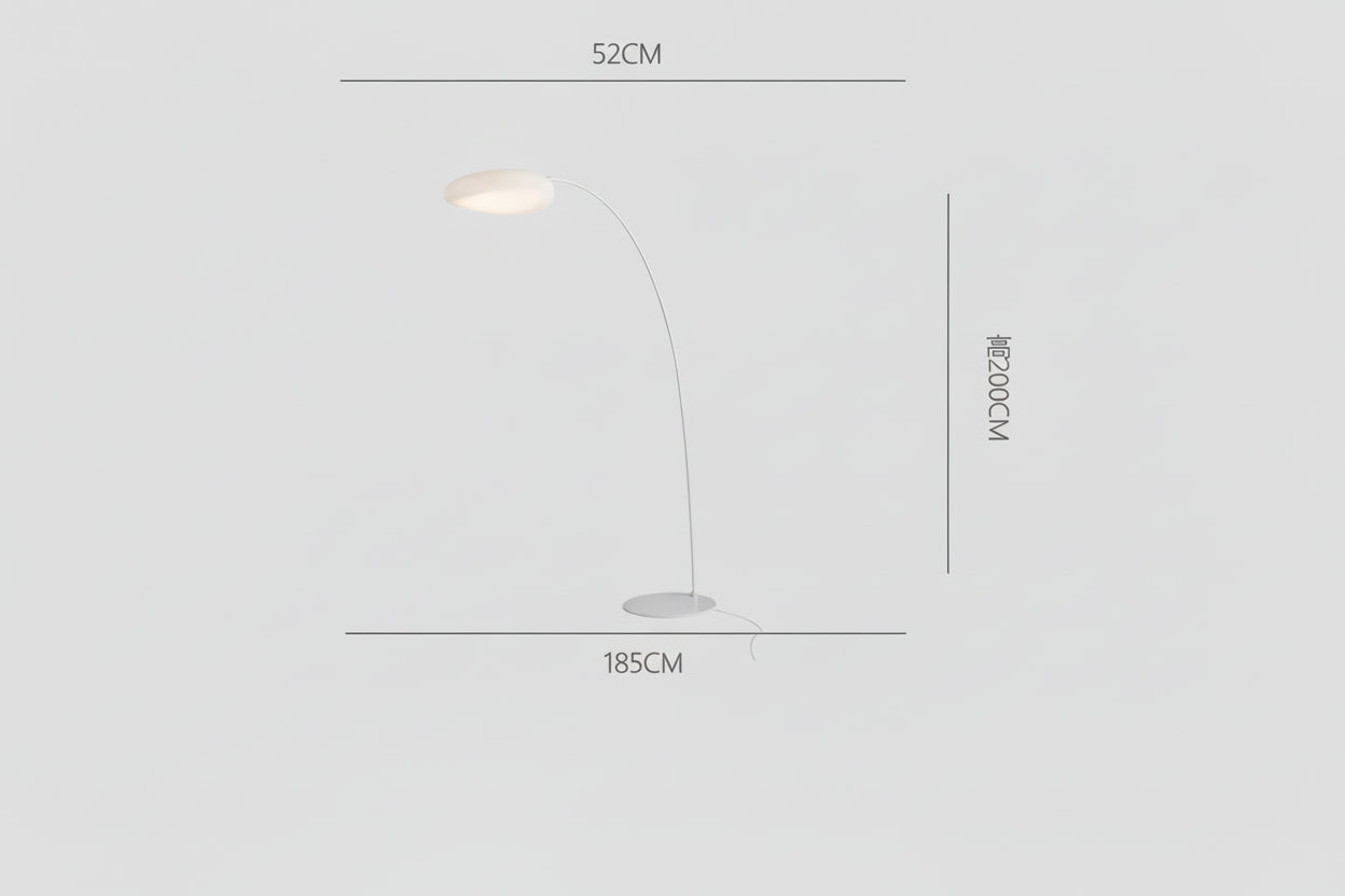 Creative Floor Lamp Modern Minimalist Standing Light Living Room Fishing Lamp Artistic Mood Lamp Bedroom LED Lighting Fixture LUXORIA