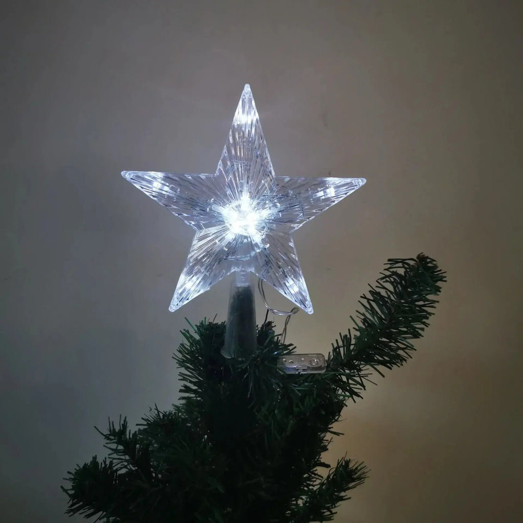 Étoile lumineuse LED pour sapin de Noël LUXORIA