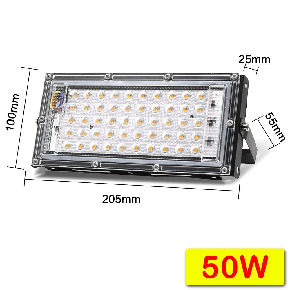 50W 100W 150W Led Flood Light IP65 Waterproof AC 220V Outdoor Floodlight Spotlight LED Reflector Street Lamp Wall Flood Lights LUXORIA