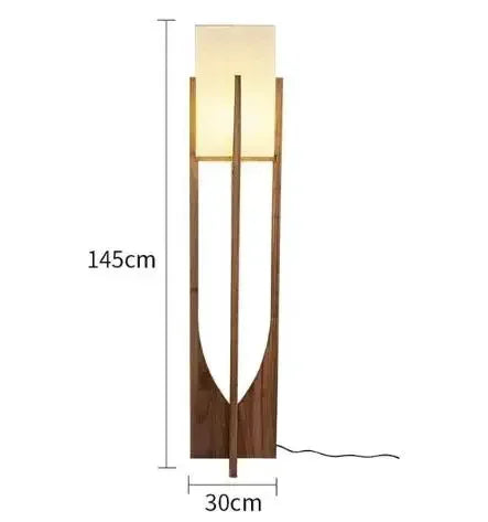 Fairbanks  Wooden Reading Desk Lamp for  Living Room Bedroom Sofa Bedside Solid Nordic Designers LED Floor Lamps LUXORIA