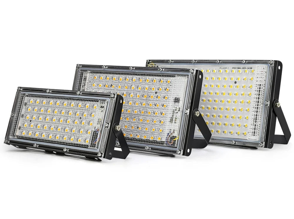 50W 100W 150W Led Flood Light IP65 Waterproof AC 220V Outdoor Floodlight Spotlight LED Reflector Street Lamp Wall Flood Lights LUXORIA