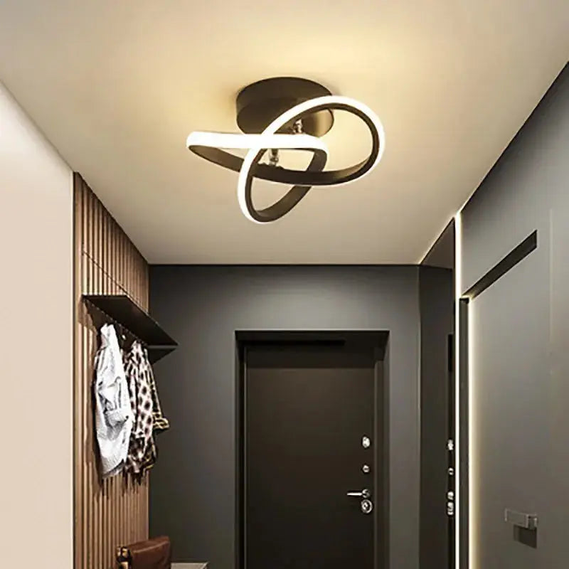 LED Strip Aisle Ceiling Lights Modern Minimalist Living Room Lamps For Balcony Entrance Staircase Home Decor Fixtures Led Luster LUXORIA