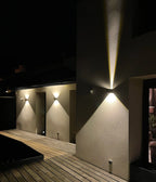 Éclairage mural LED Intérieur & Extérieur – Étanche IP65 – Éclairage Décoratif Up Down 9W - LUXORIA
