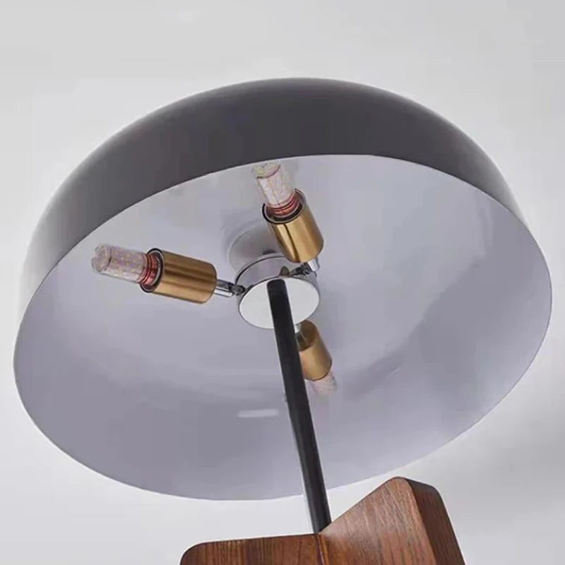 Solid Wood Floor Lamps Nordic Art Simple Modern Iron Lampshade Bedroom Living Room Decor Reading Restaurant Living Room Standin LUXORIA