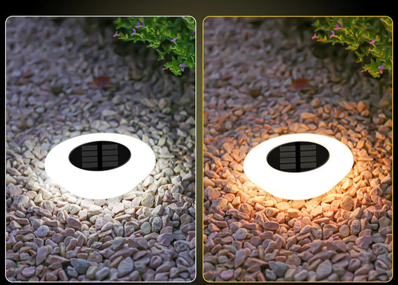 1/4PCS Solar Outdoor Lights 14LED Waterproof Lawn Lamp,360° Floor Lighting  for Garden Yard Driveway Patio Camping Summer Decor LUXORIA