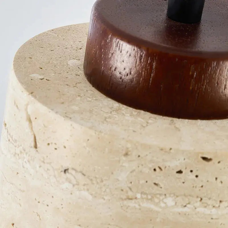 Japanese modern designer wabi-Sabai bedroom bedside lighting bar B&B yellow cave stone chandelier bedside hanging wire lamp LUXORIA