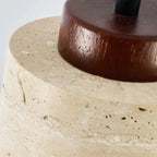 Japanese modern designer wabi-Sabai bedroom bedside lighting bar B&B yellow cave stone chandelier bedside hanging wire lamp LUXORIA