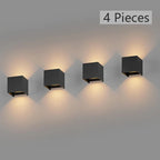Éclairage mural LED Intérieur & Extérieur – Étanche IP65 – Éclairage Décoratif Up Down 9W - LUXORIA
