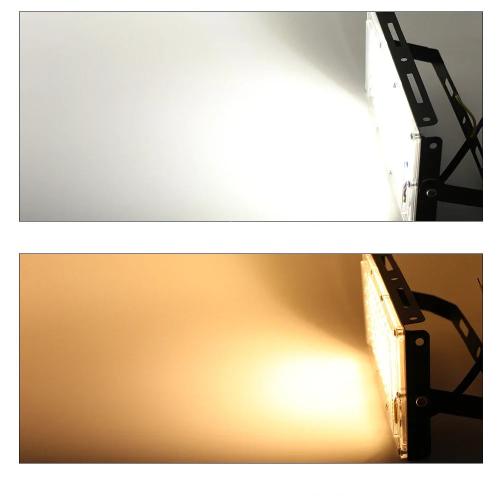 50W 100W 150W Led Flood Light IP65 Waterproof AC 220V Outdoor Floodlight Spotlight LED Reflector Street Lamp Wall Flood Lights LUXORIA