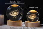 Veilleuse Cristal 3D Planète & Lune - LUXORIA
