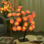 Lampe en forme d'arbre à roses LUXORIA