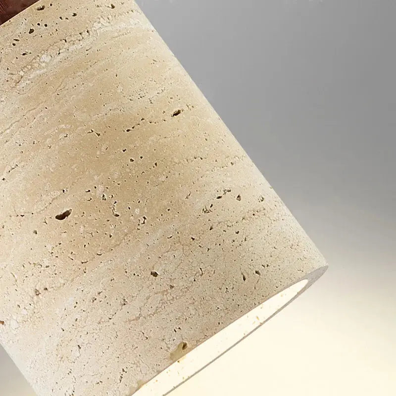 Japanese modern designer wabi-Sabai bedroom bedside lighting bar B&B yellow cave stone chandelier bedside hanging wire lamp LUXORIA